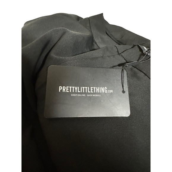 Pretty Little Thing Black Dress Pants Size 14 Tall NWT - Picture 8 of 10